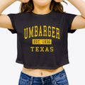 Umbarger Texas Classic Established Women's Crop Top additional view 3