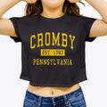 Cromby Pennsylvania Classic Established Women's Crop Top additional view 3