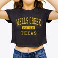 Wells Creek Texas Classic Established Women's Crop Top additional view 3