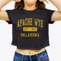 Apache Wye Oklahoma Classic Established Women's Crop Top additional product view 3