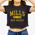 Mills New Mexico Classic Established Women's Crop Top additional view 3