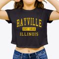 Rayville Illinois Classic Established Women's Crop Top additional view 3
