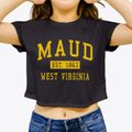 Maud West Virginia Classic Established Women's Crop Top additional view 3
