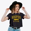 Hooper Utah Classic Established Women's Crop Top additional product view 2