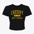 Cherry West Virginia Classic Established Women's Crop Top additional view 1