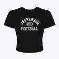 Jefferson High School Classic Football Women's Crop Top additional view 1