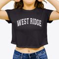 West Ridge Middle School Varsity Arch Women's Crop Top additional view 3