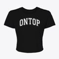 Ontop Alternative School Varsity Arch Women's Crop Top additional view 1
