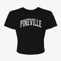 Pineville Middle School Varsity Arch Women's Crop Top additional view 1