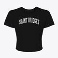 Saint Bridget Varsity Arch Women's Crop Top additional view 1