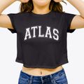 Atlas Elementary School Varsity Arch Women's Crop Top additional view 3