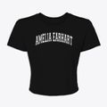 Amelia Earhart School Varsity Arch Women's Crop Top additional view 1