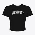 Westcott Elementary School Varsity Arch Women's Crop Top additional view 1