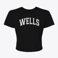 Ida B Wells Prep Academy Varsity Arch Women's Crop Top additional view 1