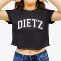 Dietz Elementary School Varsity Arch Women's Crop Top additional view 3