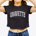 Gravette High School Varsity Arch Women's Crop Top additional view 3