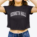 Kenneth Hall Elementary School Varsity Arch Women's Crop Top additional view 3