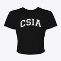 Columbus Spanish Immersion Academy Varsity Arch Women's Crop Top additional view 1