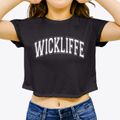 Wickliffe Elementary School Varsity Arch Women's Crop Top additional view 3