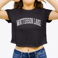 Watterson Lake Elementary School Varsity Arch Women's Crop Top additional view 3