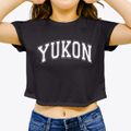 Yukon High School Varsity Arch Women's Crop Top additional view 3