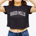 Roger Mills Elementary School Varsity Arch Women's Crop Top additional view 3
