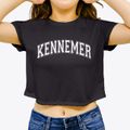 Kennemer Middle School Varsity Arch Women's Crop Top additional view 3