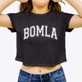 Barack Obama Male Leadership Academy Varsity Arch Women's Crop Top additional view 3