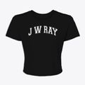 J W Ray Learning Center Varsity Arch Women's Crop Top additional view 1