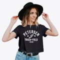 Petersen Sda School Track and Field Women's Crop Top additional view 2