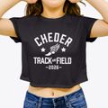 Cheder Lubavitch Girls School Track and Field Women's Crop Top additional view 3