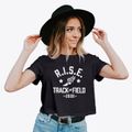 Rise Learning Center Track and Field Women's Crop Top additional view 2