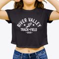 River Valley Middle School Track and Field Women's Crop Top additional view 3