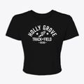 Holly Grove High School Track and Field Women's Crop Top additional view 1