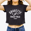 Gravette High School Track and Field Women's Crop Top additional view 3