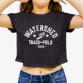 Watershed High School Track and Field Women's Crop Top additional view 3