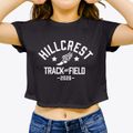 Hillcrest Academy Track and Field Women's Crop Top additional view 3
