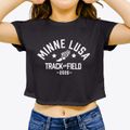 Minne Lusa Elementary School Track and Field Women's Crop Top additional view 3