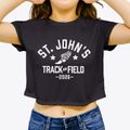 Saint John's Lutheran School Track and Field Women's Crop Top additional view 3