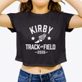 Kirby Middle School Track and Field Women's Crop Top additional view 3