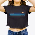 Dawson Texas Water View Women's Crop Top additional product view 3