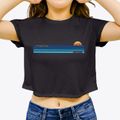 Fronton Texas Water View Women's Crop Top additional product view 3