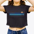 Plainfield Ohio Water View Women's Crop Top additional product view 3