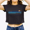 Ledyard Connecticut Water View Women's Crop Top additional product view 3