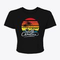 St. Matthews South Carolina Palm Tree Sunset Women's Crop Top additional view 1