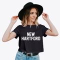 New Hartford Connecticut Classic Block Women's Crop Top additional view 2