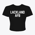 Lackland Afb Texas Classic Block Women's Crop Top additional view 1