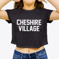 Cheshire Village Connecticut Classic Block Women's Crop Top additional view 3
