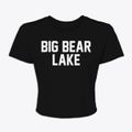 Big Bear Lake California Classic Block Women's Crop Top additional view 1