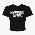 Newport News Virginia Classic Block Women's Crop Top additional view 1